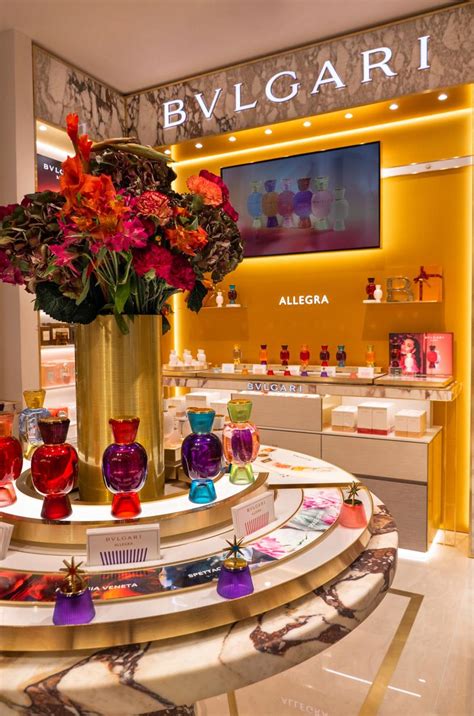 bvlgari perfume shop.